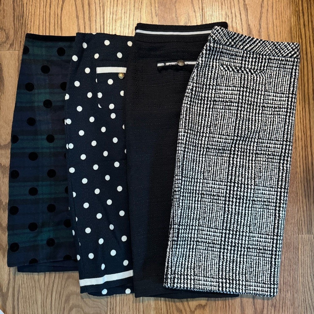 NWT Talbots 12P BLACK WATCH PLAID A-LINE SKIRT Wool blend. - Picture 9 of 9